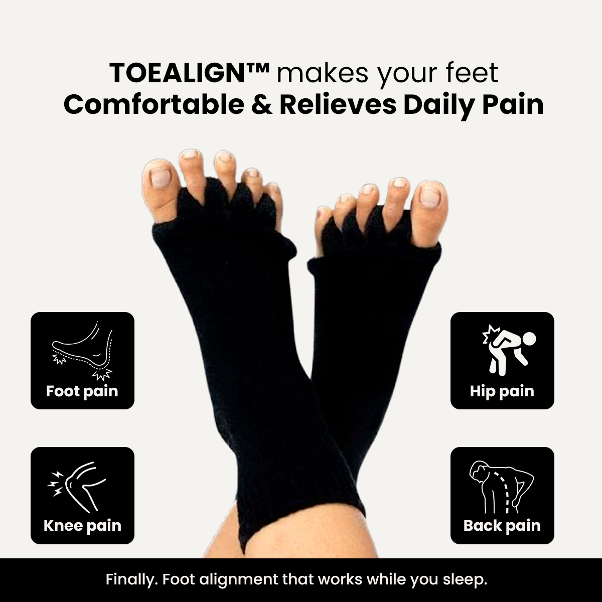 TOEALIGN™ Foot Alignment Socks